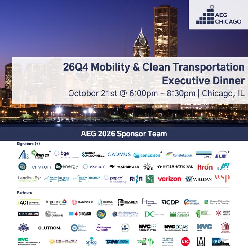 Cover Image for 26Q4 Chicago Executive Dinner: Mobility & Clean Transportation