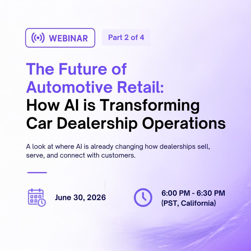 Cover Image for The Future of Automotive Retail: How AI is Transforming Car Dealership Operations