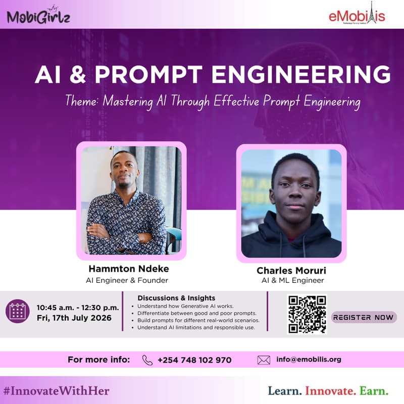 Cover Image for AI & PROMPT ENGINEERING WEBINAR