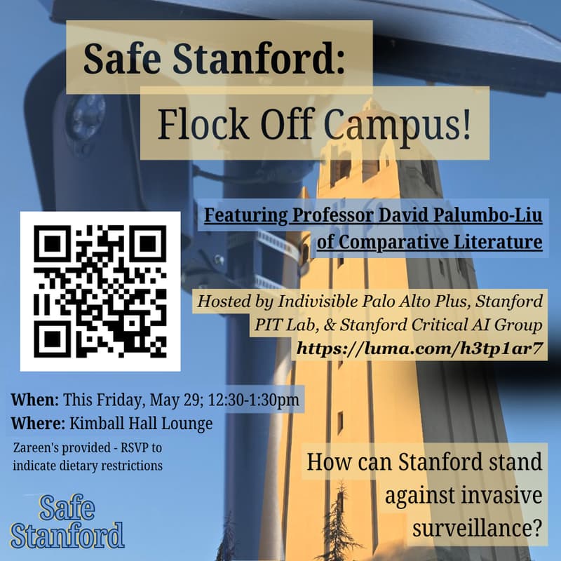 Cover Image for Safe Stanford: Flock Off Campus!