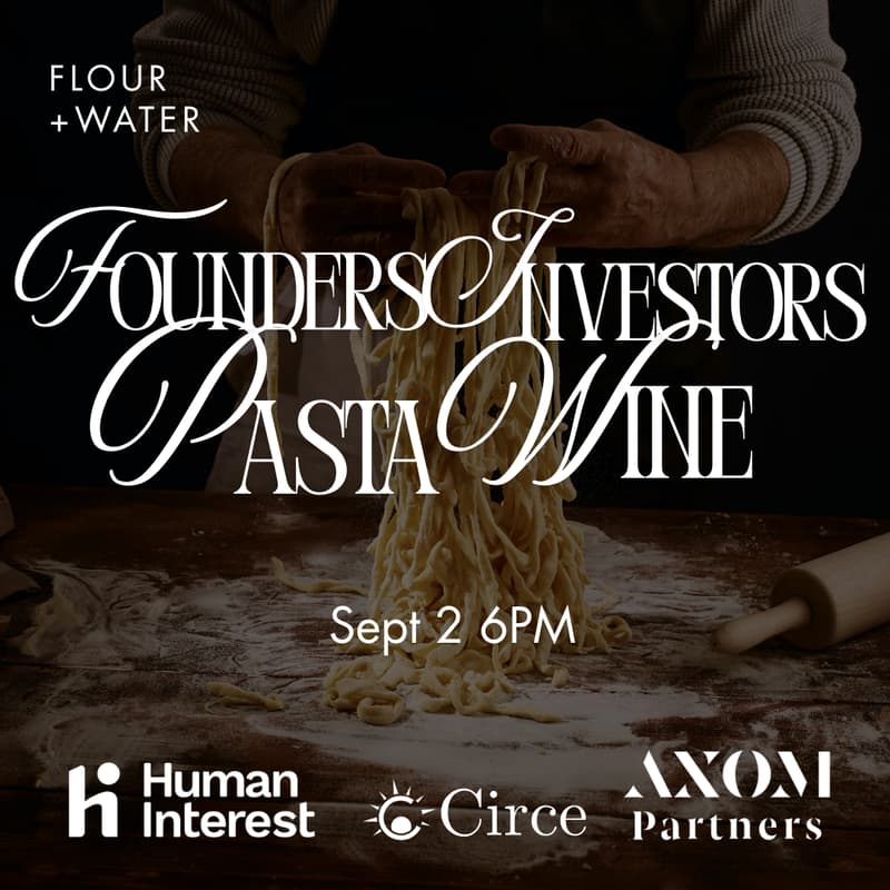 Cover Image for Al Dente: A Founder-Investor pasta-making dinner