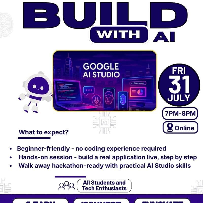 Cover Image for Build With AI: Google AI Studio Edition