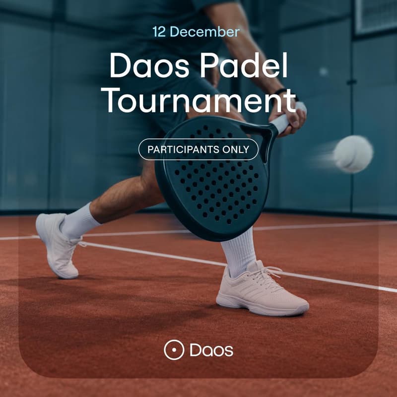 Cover Image for Daos Padel Tournament in Dubai! 🎾