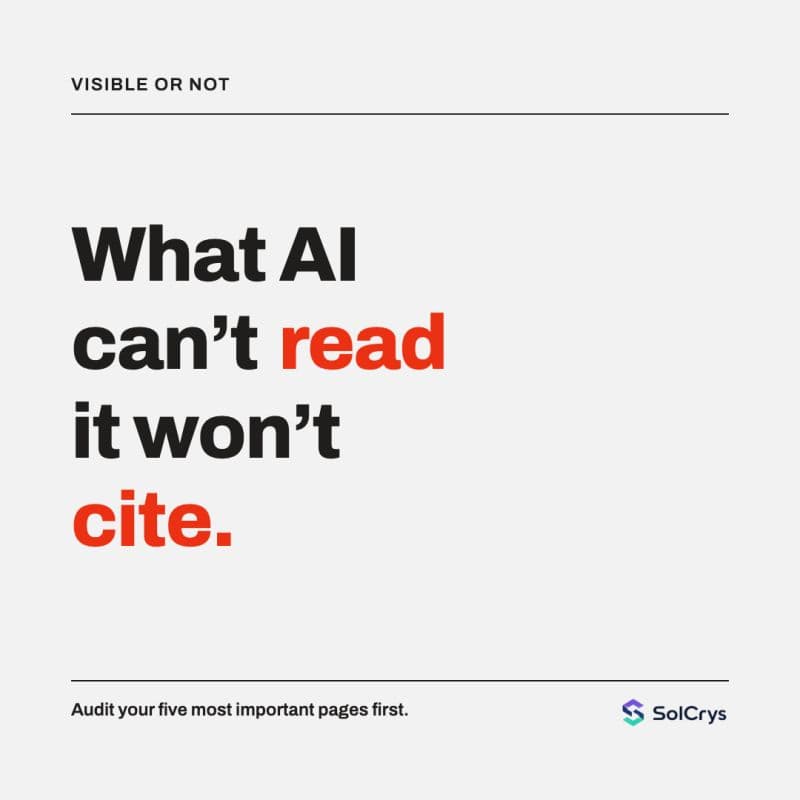 Cover Image for Monthly Demo - Aug: Your Next Customer Is Asking AI About You. What Does It Say?