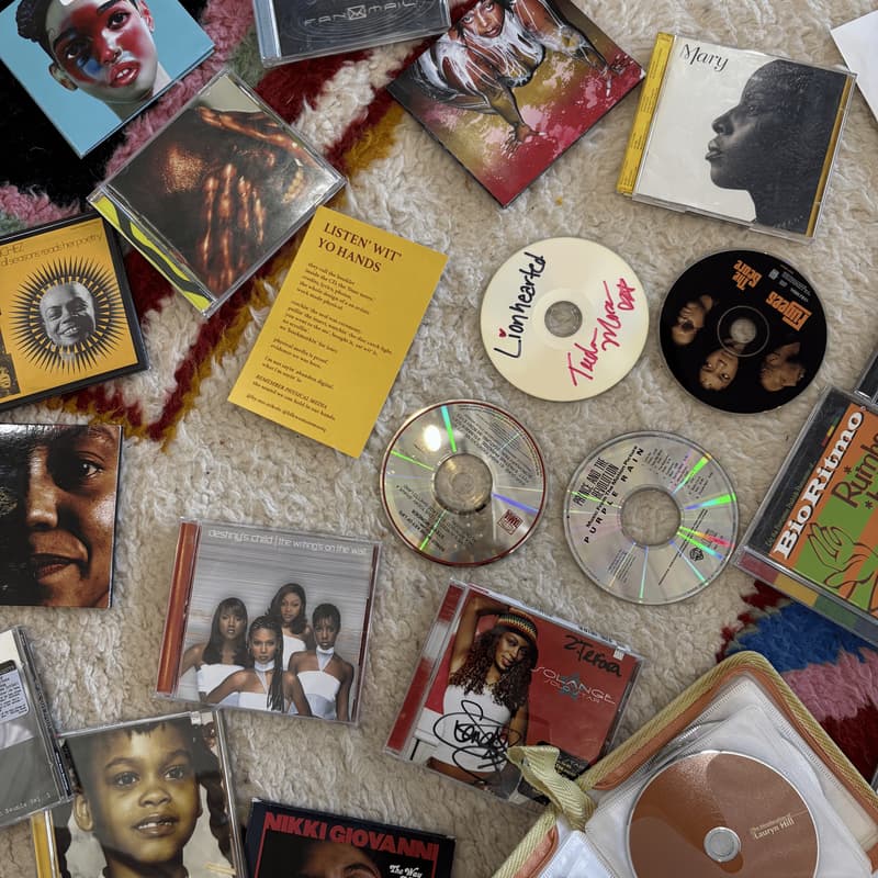 Cover Image for LISTEN'IN TO CDS w/ blkwomanmusiq