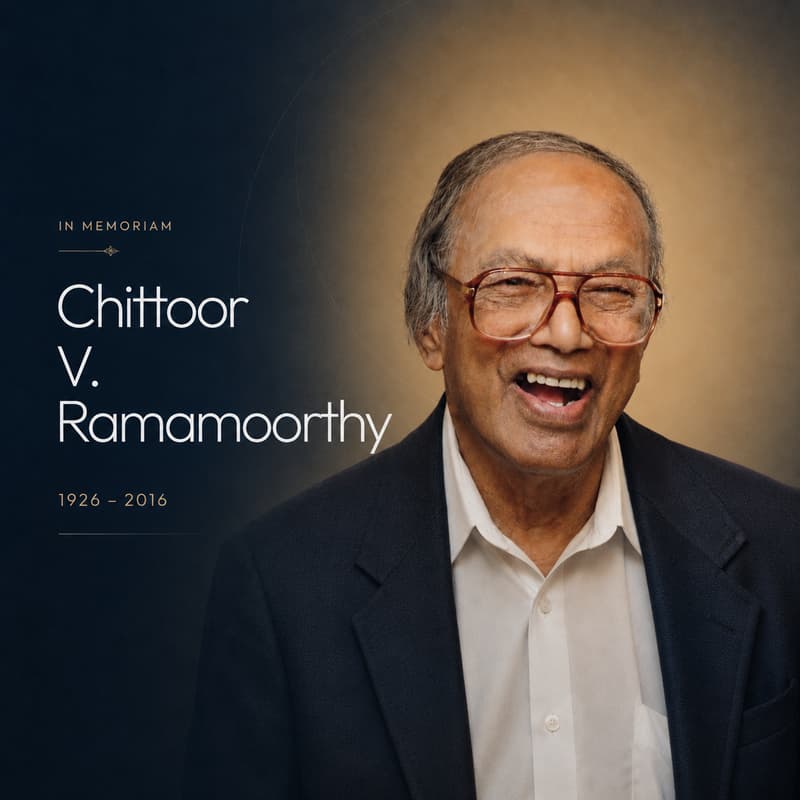 Cover Image for Prof. C. V. Ramamoorthy Distinguished Memorial Lecture