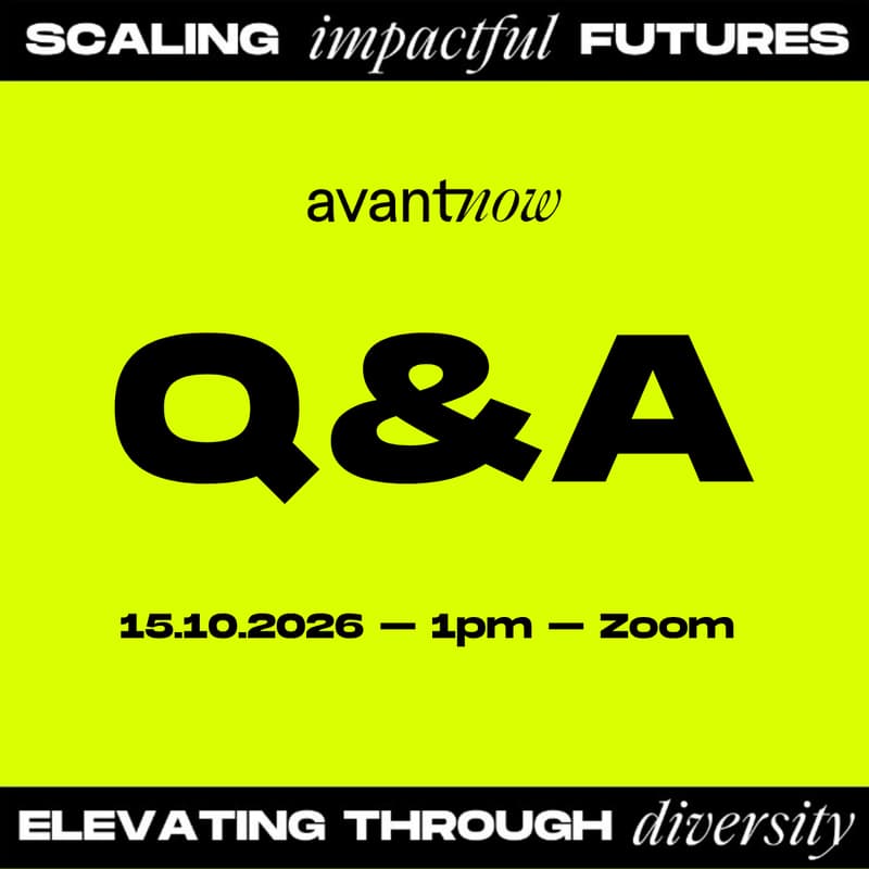 Cover Image for Q&A Session for the Avant Now Accelerator program