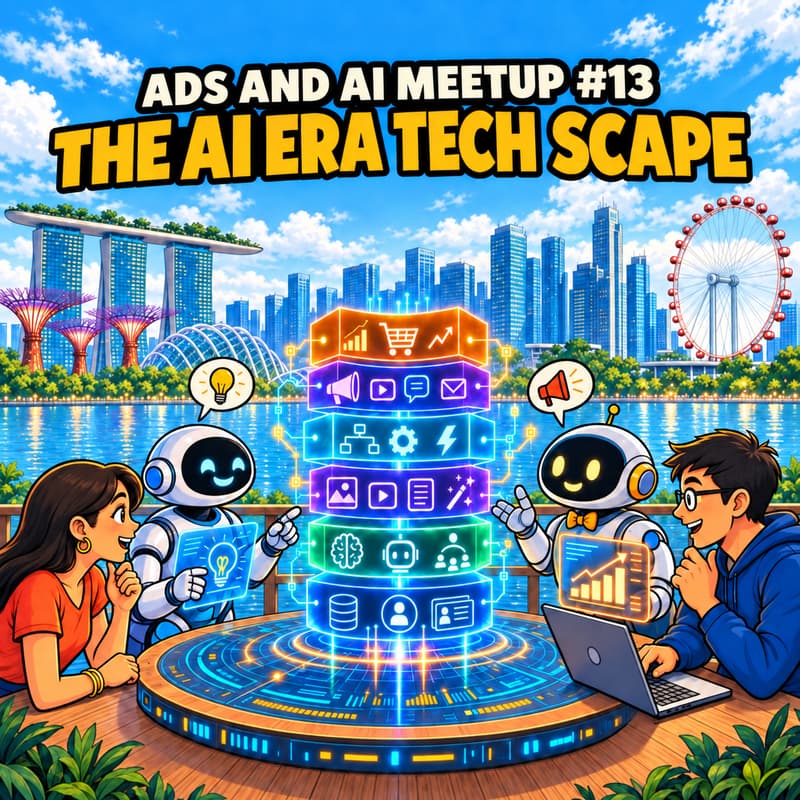 Cover Image for Ads & AI Singapore Meetup # 13: The AI era Tech scape