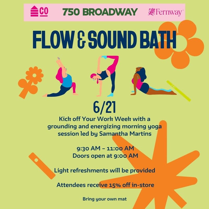 Cover Image for Flow and Sound Bath Powered by Fernway