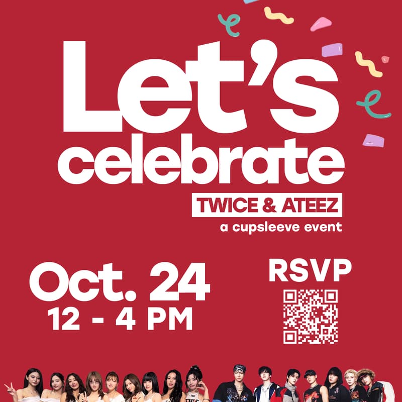 Cover Image for A TWICE & ATEEZ Cupsleeve Event