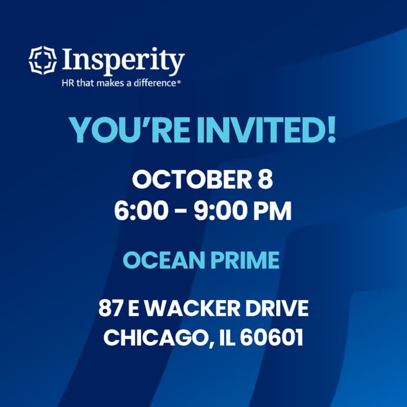 Cover Image for FEI Chicago Member Exclusive Dinner, Hosted by Insperity