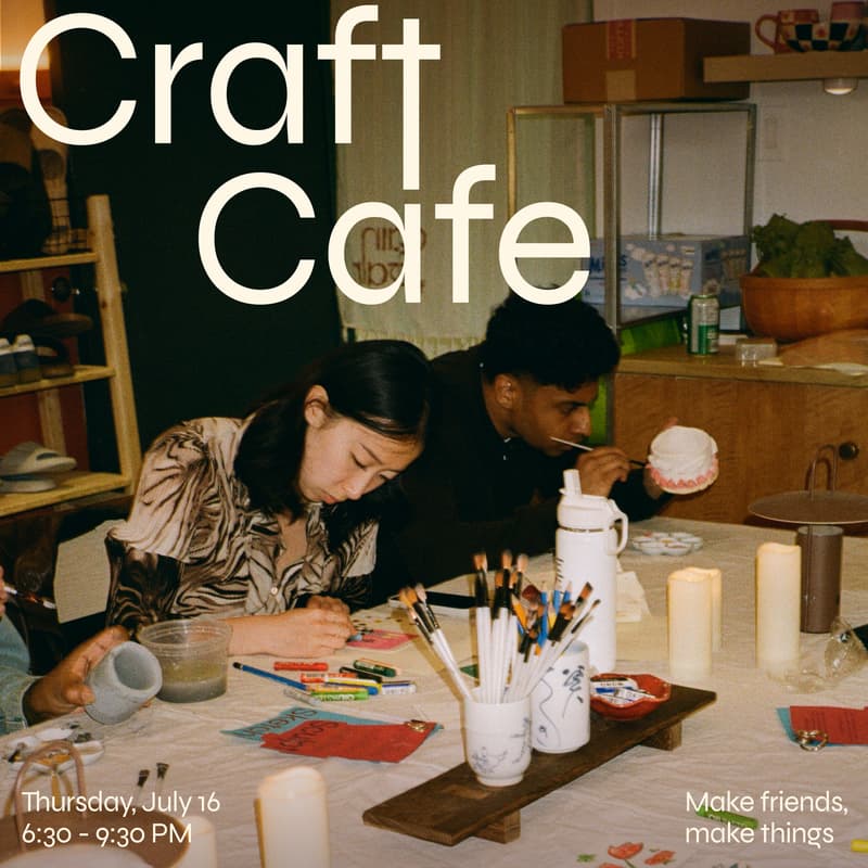 Cover Image for Craft Cafe: Make friends, Make crafts