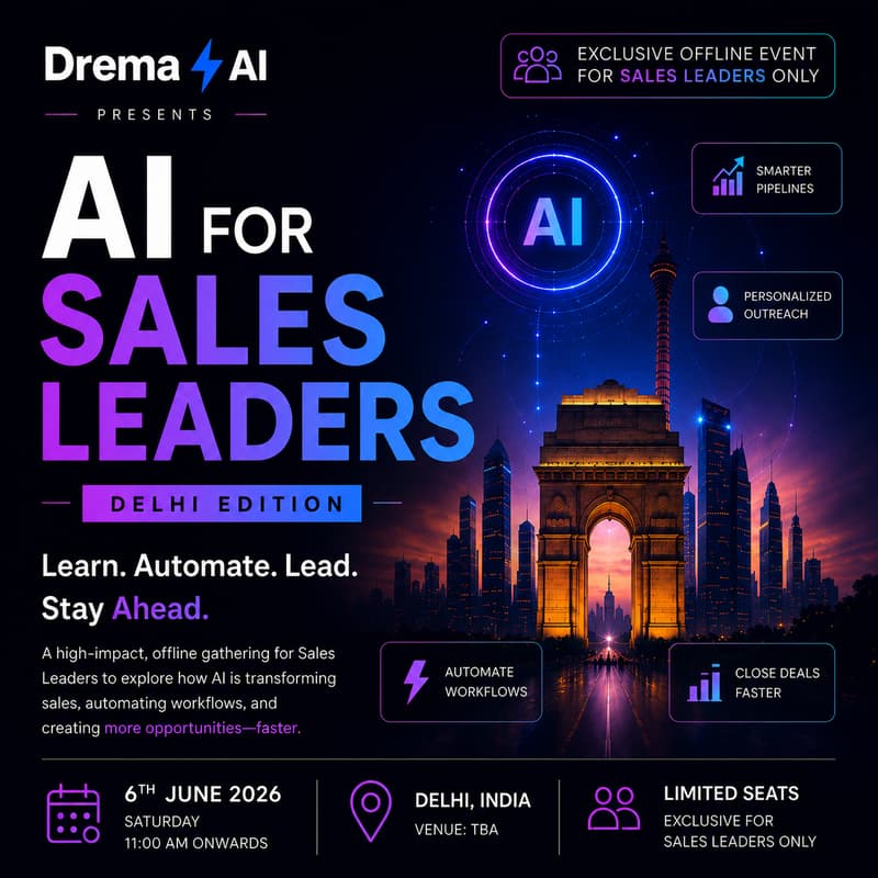 Cover Image for AI for Sales Leaders — Delhi Edition