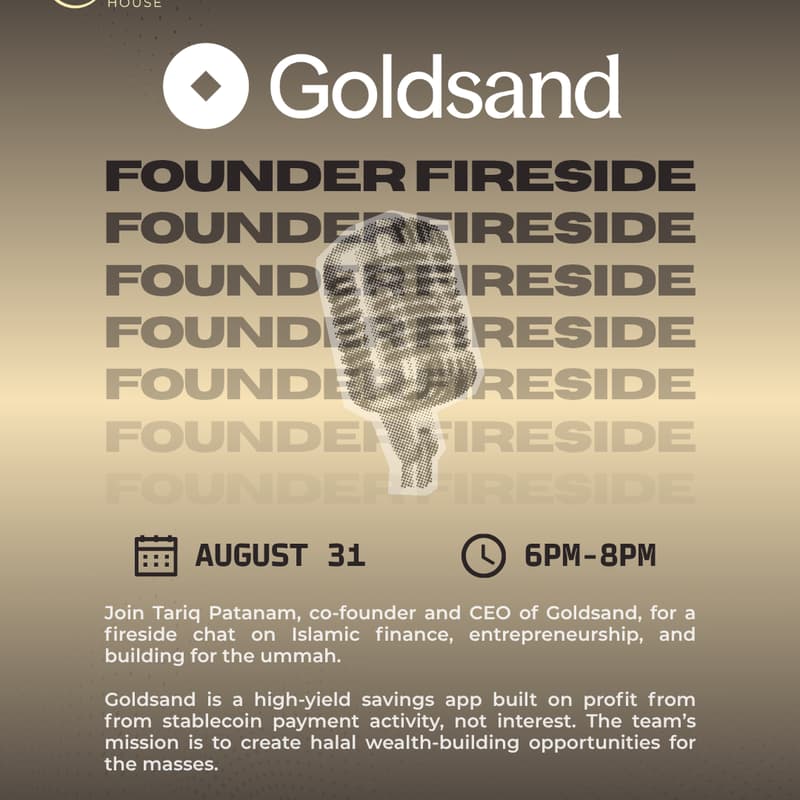 Cover Image for Founder Fireside w/ Goldsand