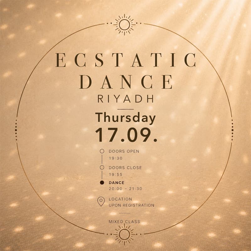 Cover Image for Ecstatic Dance Riyadh 17.09. (intro)