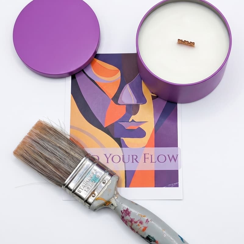Cover Image for Flow & Glow: Intuitive Painting & Candle Making Experience in Bermondsey