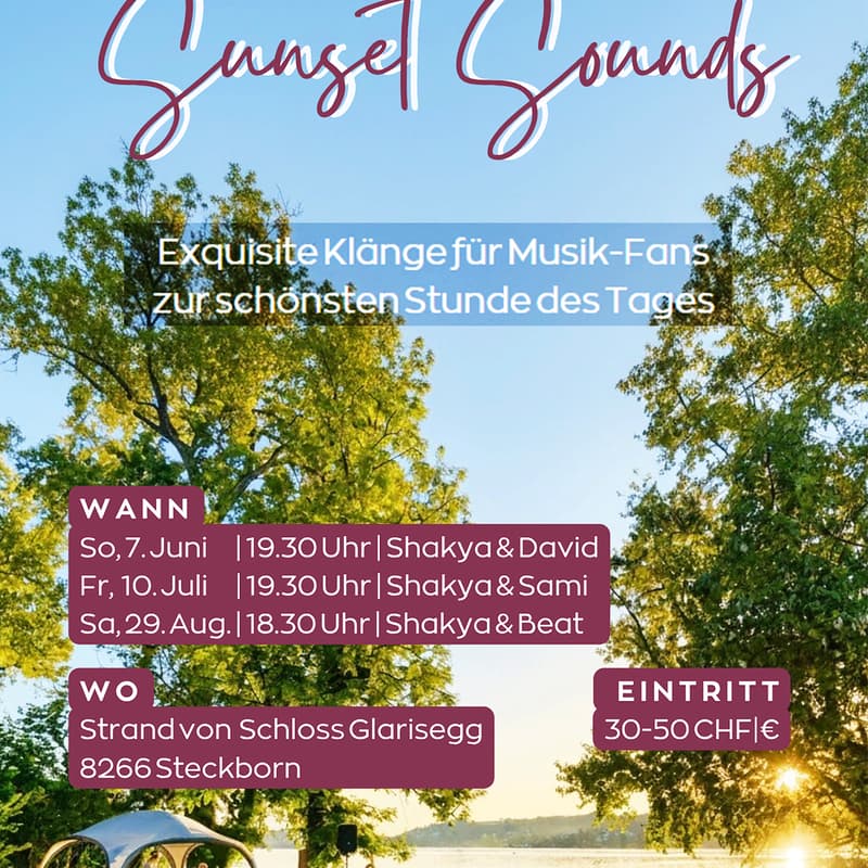 Cover Image for Sunset Sounds mit Shakya & David Häggi