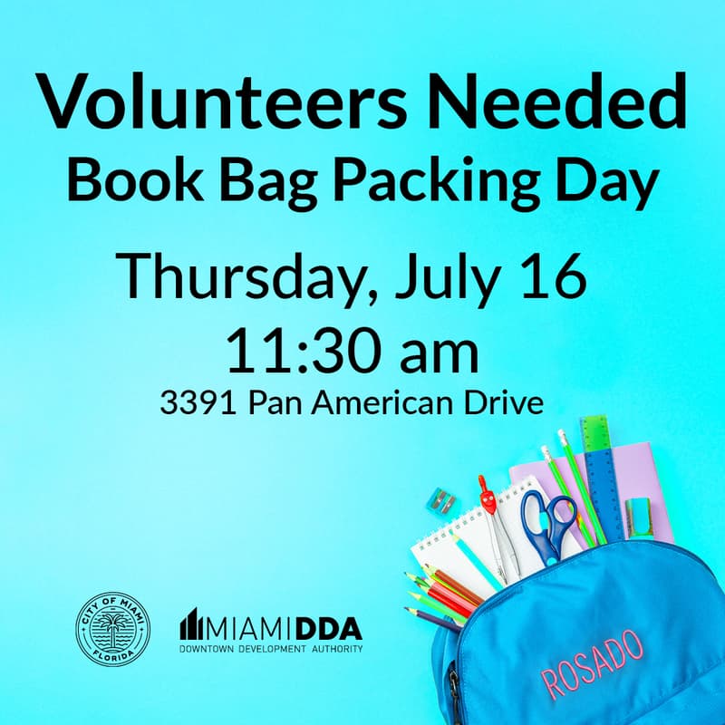 Cover Image for Volunteers Needed: Book Bag Packing Day