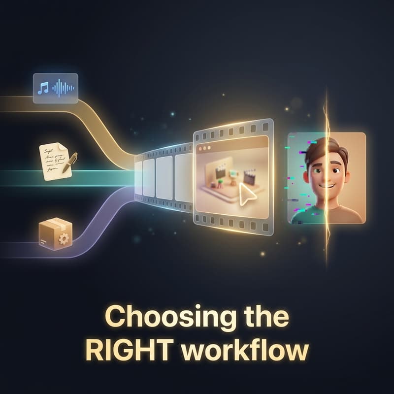 Cover Image for Choosing the Right AI Workflow, Editing Scenes & Fixing Characters.