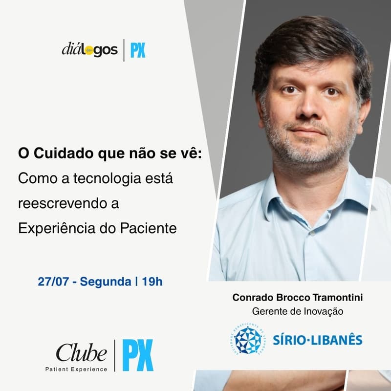 Cover Image for Diálogos | PX Ep. #1 - O Cuidado que não se vê: Como a tecnologia está reescrevendo a Experiência do Paciente