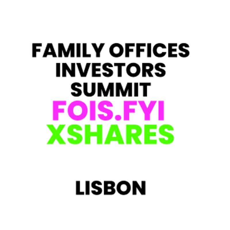 Cover Image for 🇵🇹Family Offices Investors Summit 🥂🕯Michelin‑Dinner · Trading Live📍Lisbon📍Nov 9-12 #WEbSummit 🇵🇹