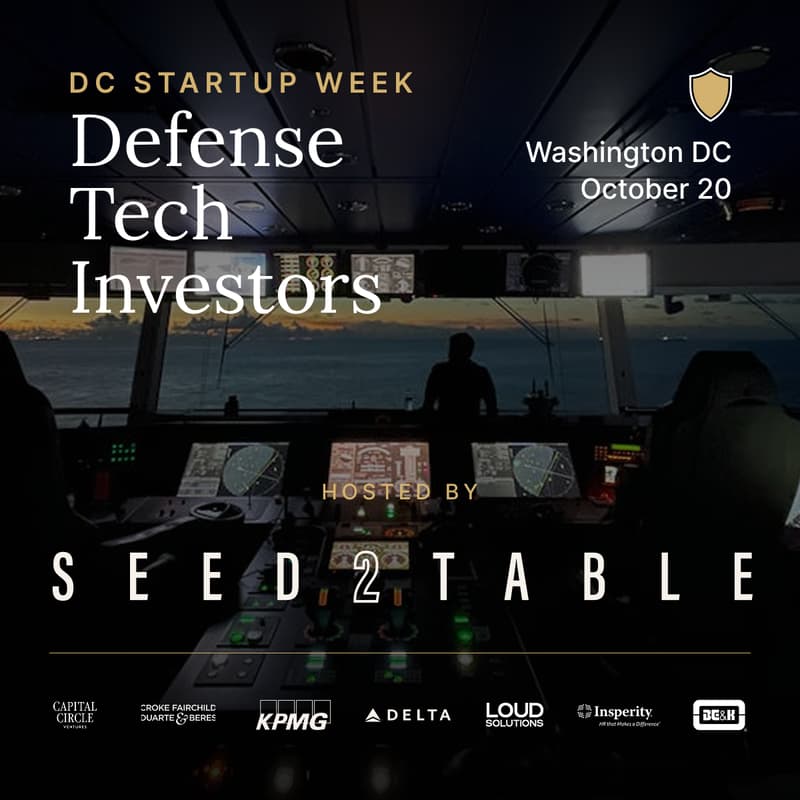 Cover Image for Seed2Table – Pitch+Dinner for Defense Investors