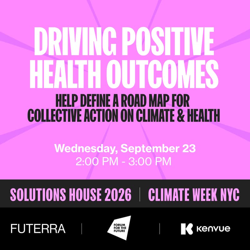 Cover Image for Driving Positive Health Outcomes: Help Define a Road Map for Collective Action on Climate & Health