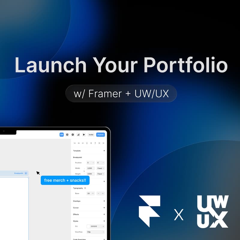 Cover Image for Launch Your Portfolio w/ Framer + UW/UX