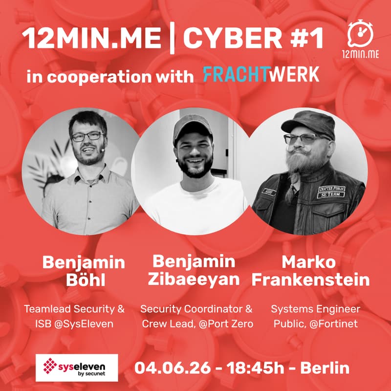 Cover Image for 12MIN.ME | BERLIN | FOCUS: CYBER 💻 #1