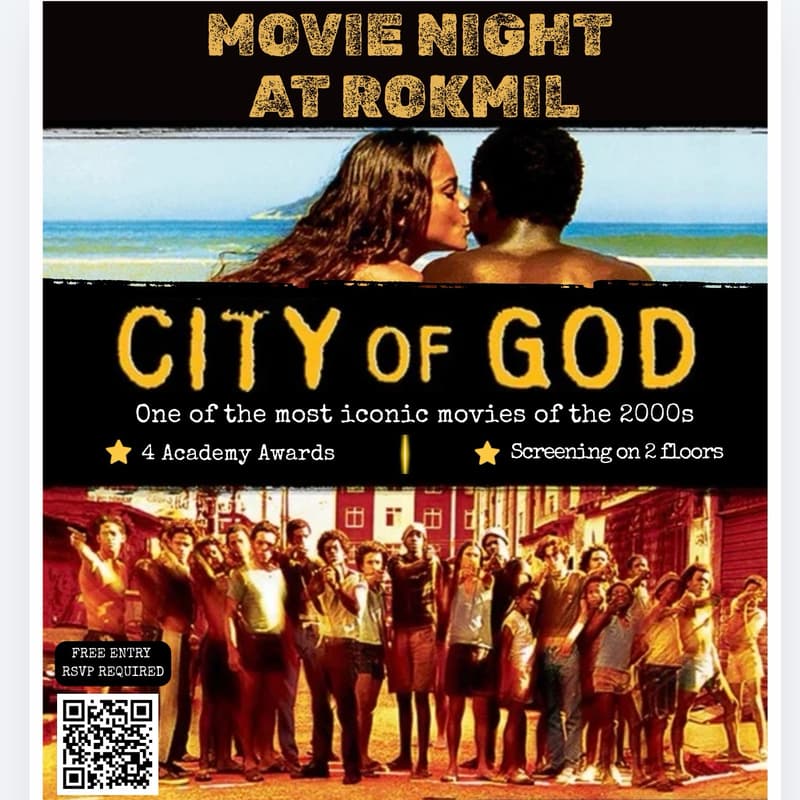 Cover Image for 🎬 MOVIE NIGHT AT ROKMIL: CITY OF GOD