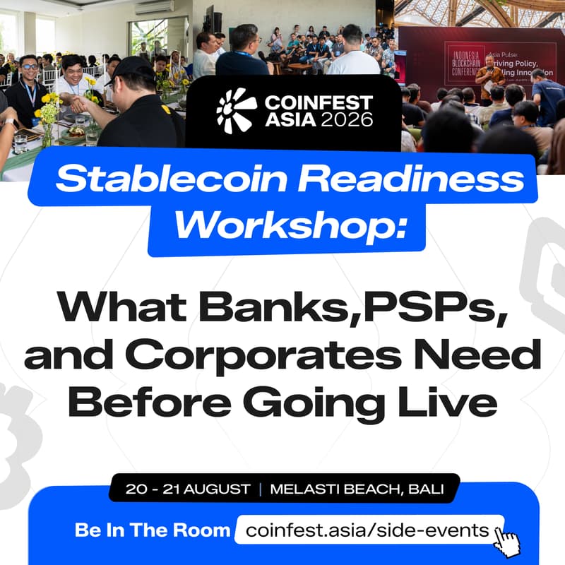 Cover Image for Stablecoin Readiness Workshop: What Banks, PSPs and Corporates Need Before Going Live