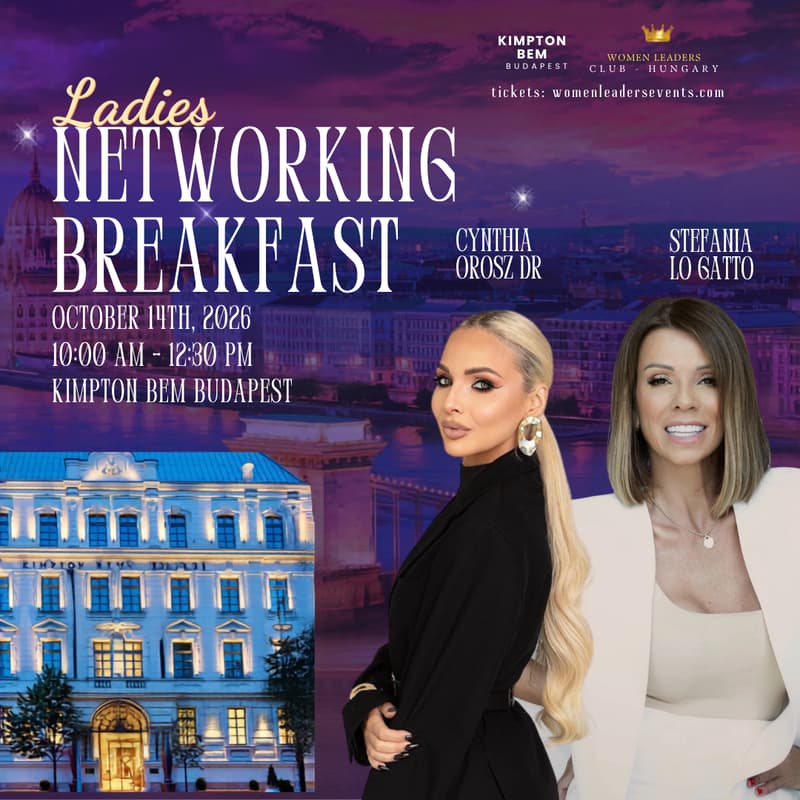 Cover Image for Vállalkozói Networking Reggeli Cynthia Orosz és Daniela Baumann társaságában
