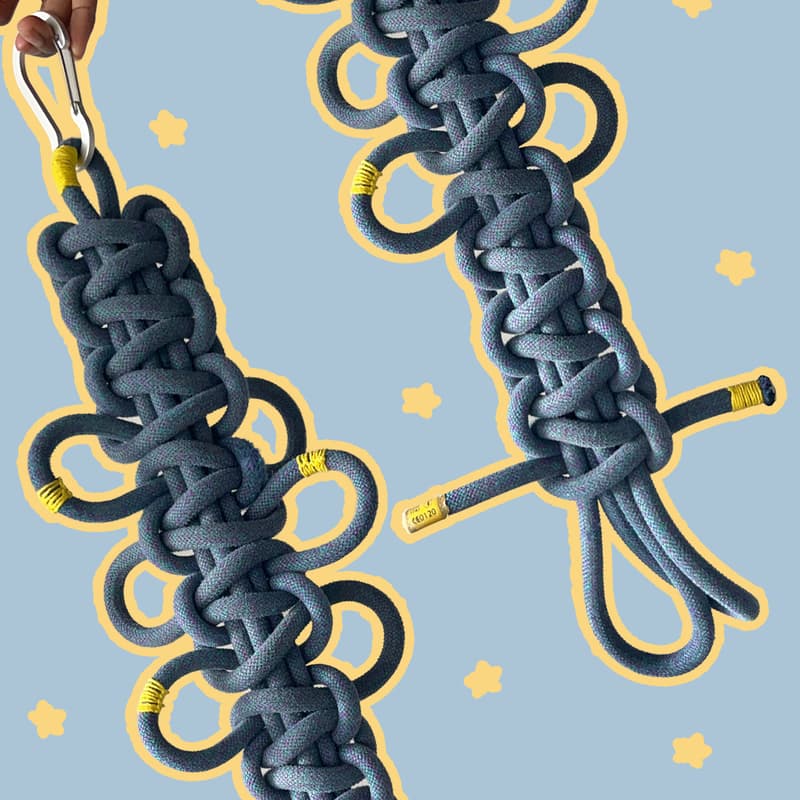 Cover Image for Reclaimed Wall Art: Making Big Knots With Recycled Rope with Sitoë Thiam