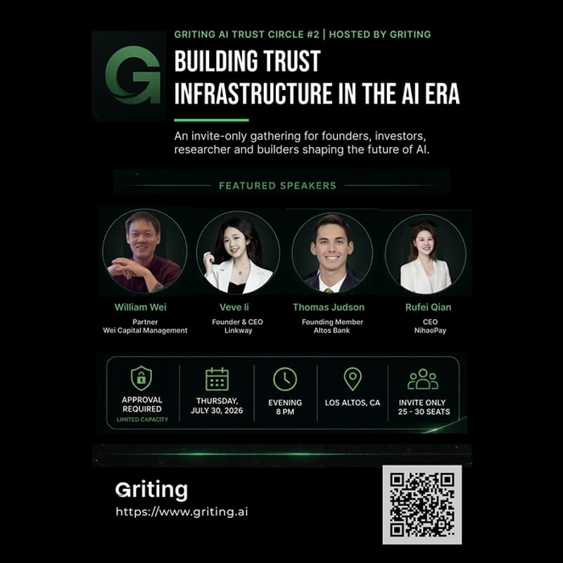 Cover Image for Building Trust Infrastructure for the AI Era - By Griting