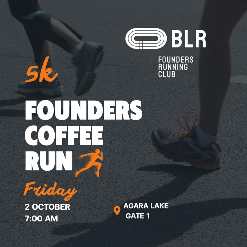 Cover Image for Founders Running Club :: Bengaluru