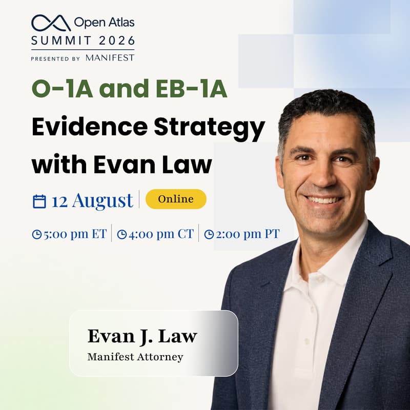 Cover Image for O-1A and EB-1A Evidence Strategy with Evan Law