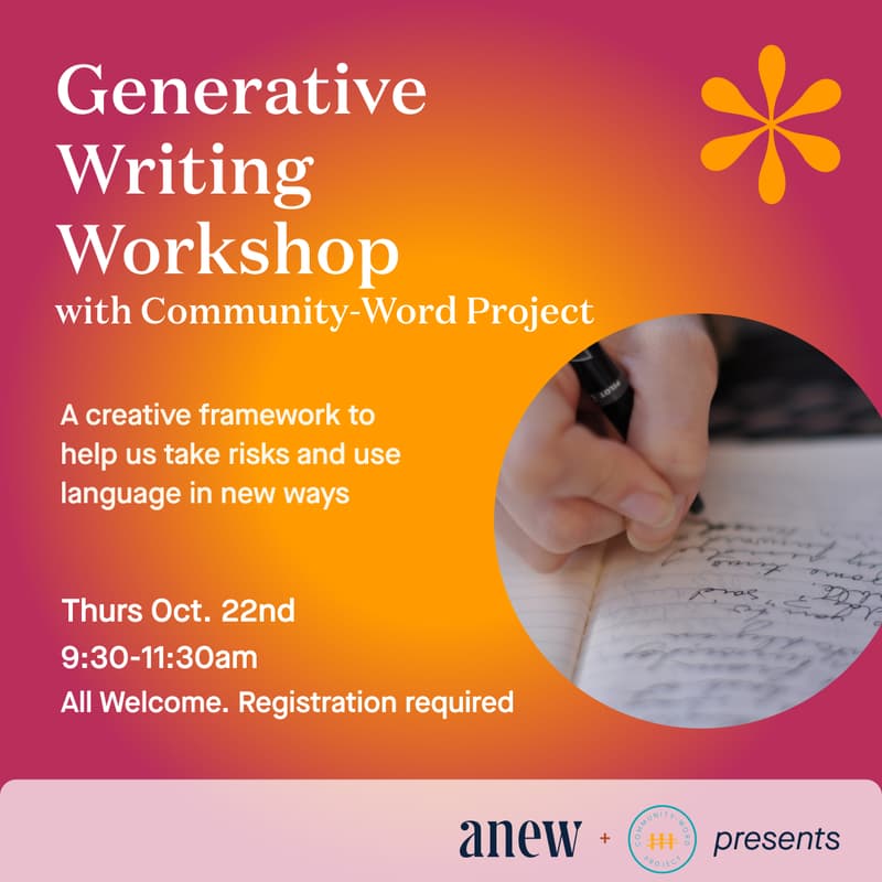 Cover Image for Generative Writing Workshop with Community-Word Project