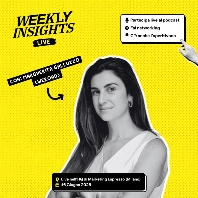 Cover Image for Weekly Insights Live - Il podcast in presenza di Marketing Espresso ☕️