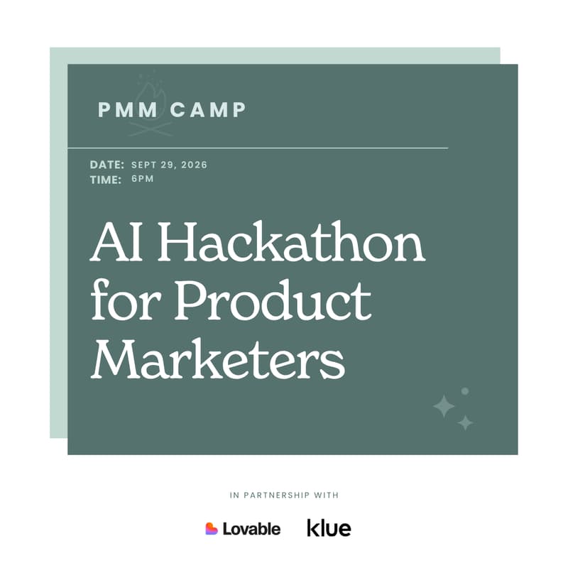 Cover Image for AI Hackathon for Product Marketers