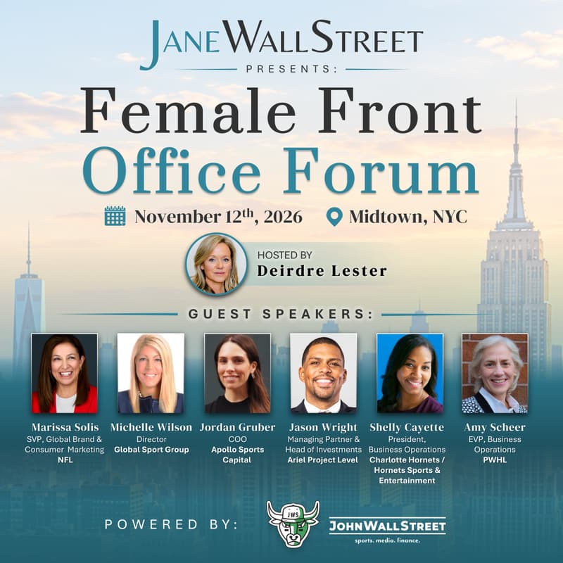 Cover Image for JaneWallStreet Presents: Female Front Office Forum