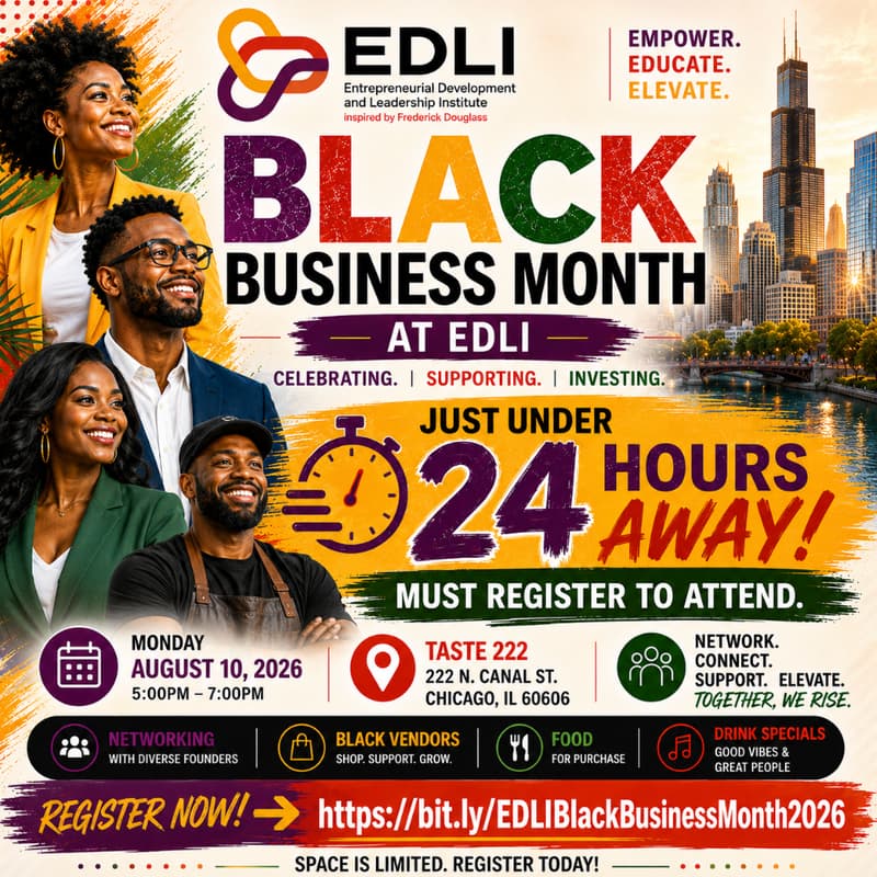 Cover Image for EDLI's Black Business Month Celebration