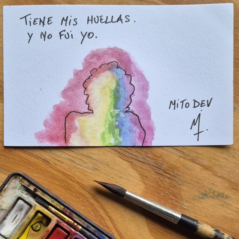 Cover Image for Tiene mis huellas. Y no fui yo. Exposición de Arte + Música
