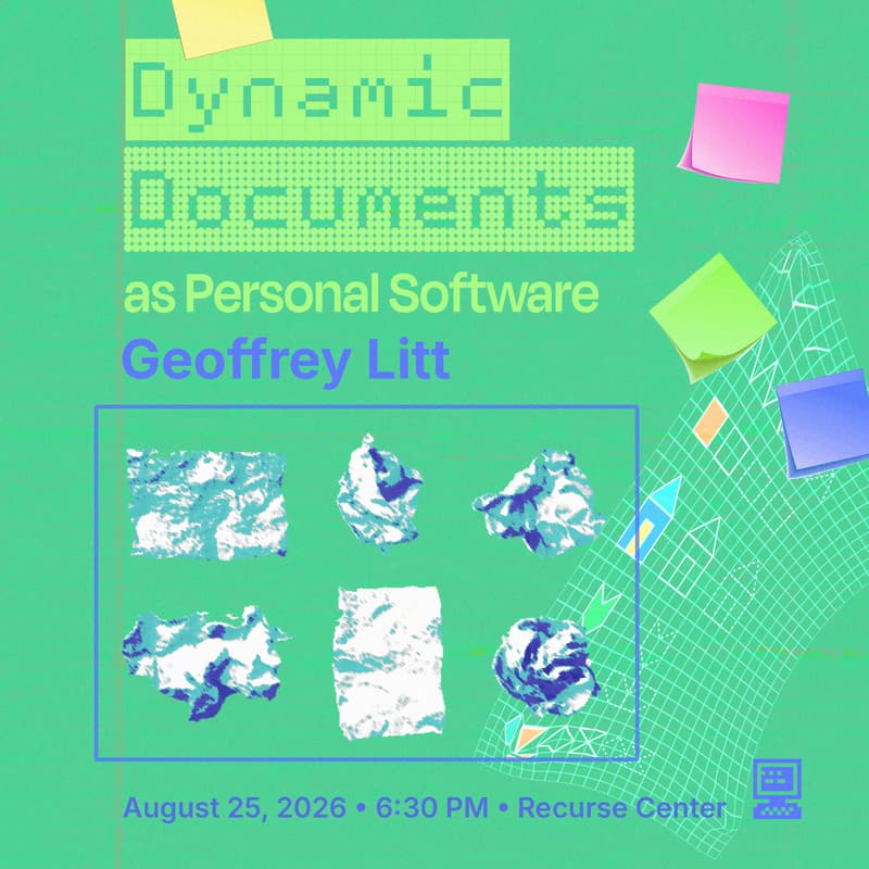 Cover Image for Geoffrey Litt: Dynamic Documents as Personal Software