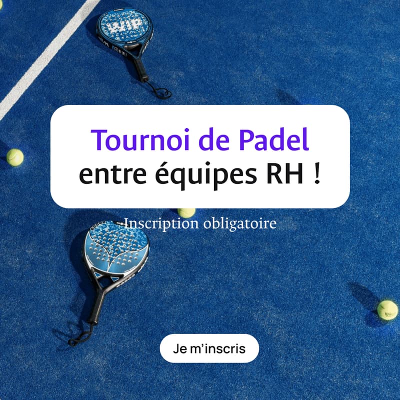Cover Image for 🎾 Tournoi de Padel, entre équipes RH