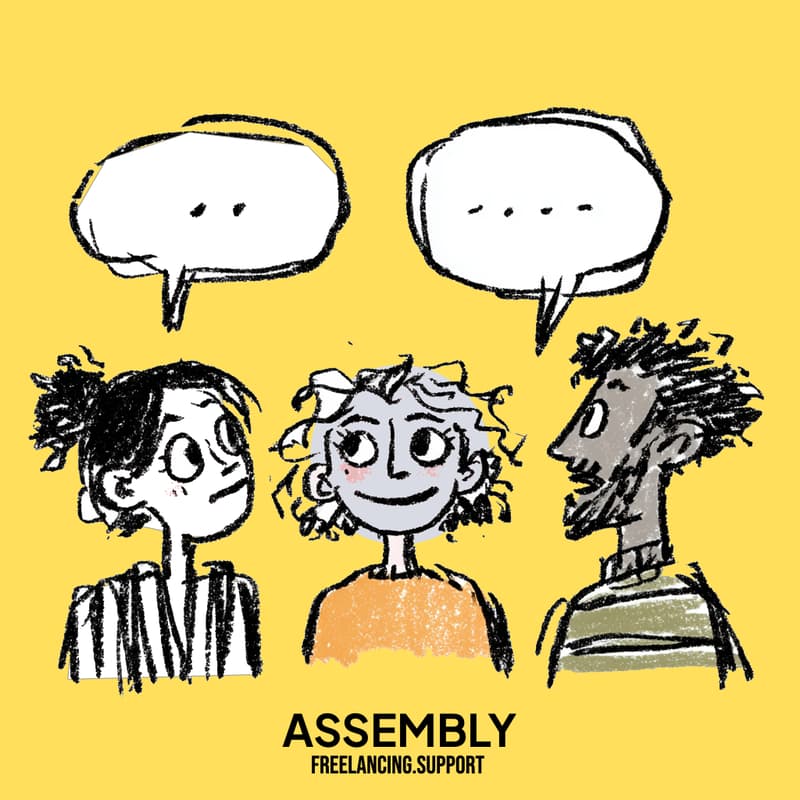 Cover Image for Assembly by Freelancing.Support. Small friendly group calls for UK freelancers.