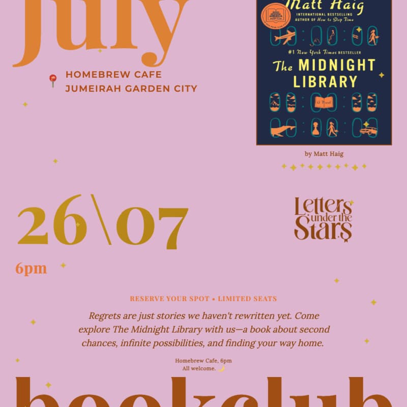 Cover Image for July Bookclub - The Midnight Library