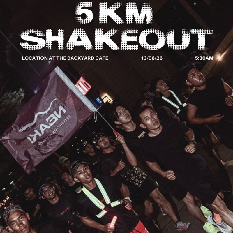 Cover Image for NEAK x BACKYARD: 5KM SHAKEOUT RUN