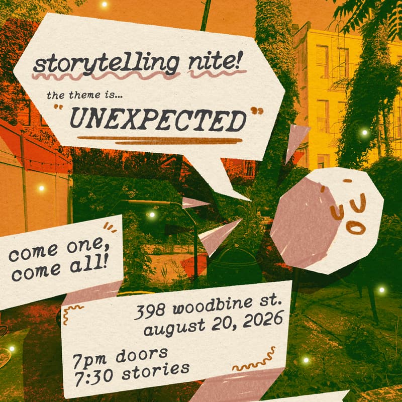 Cover Image for 🗣️ Storytelling Nite: Unexpected