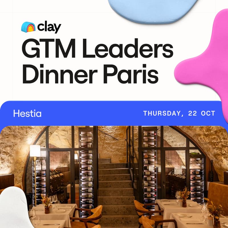 Cover Image for GTM Leaders Dinner Paris