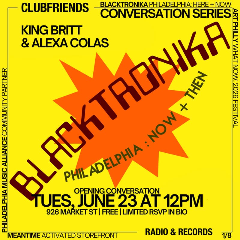 Cover Image for Clubfriends Conversations with King Britt | Blacktronika Opening Convo